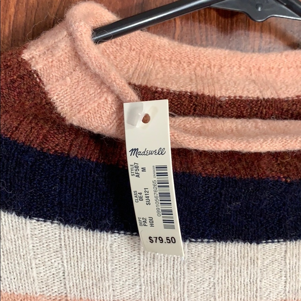 Madewell stripped turtleneck sweater - Picture 5 of 8